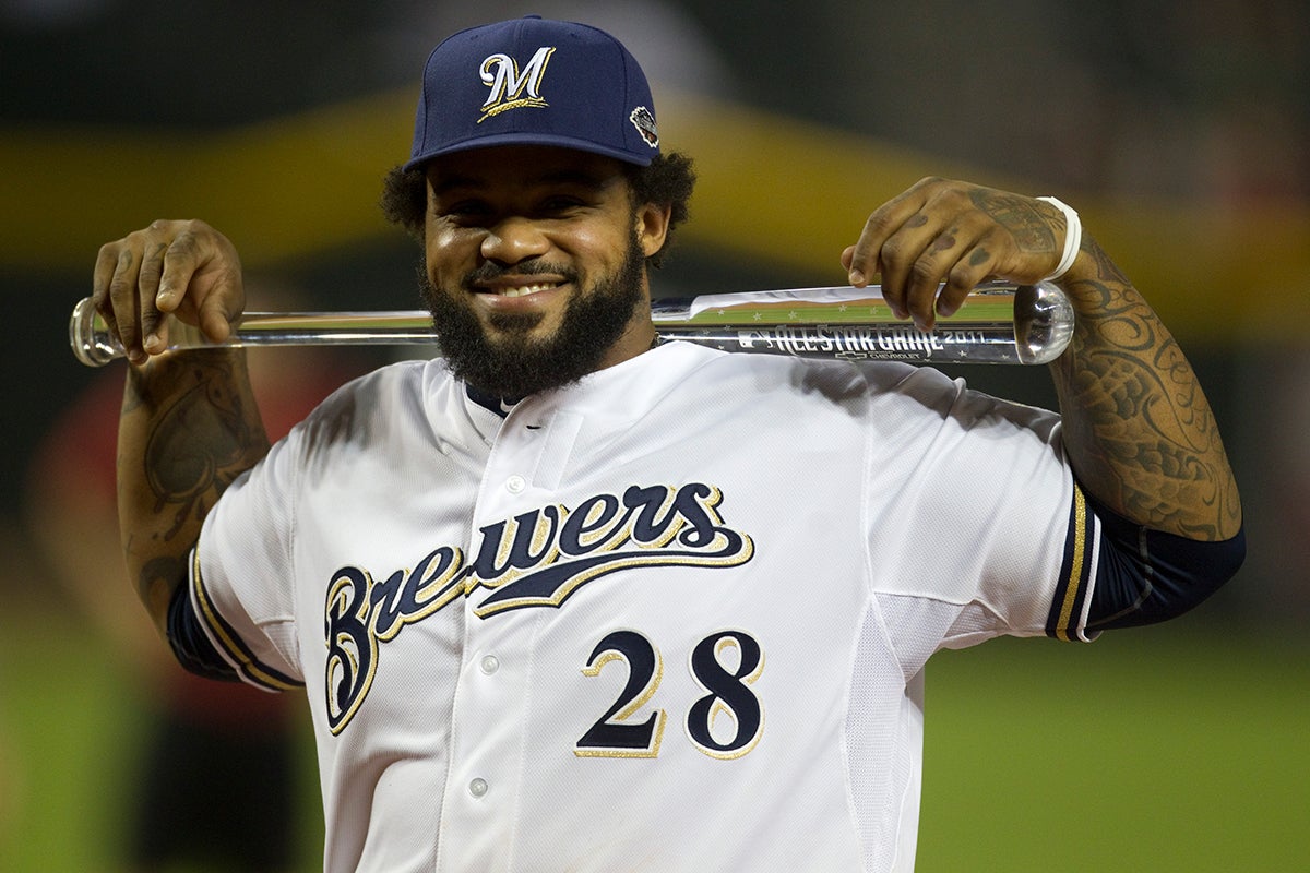 Prince Fielder with 2011 All-Star Game MVP Award